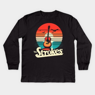 The Strokes Retro Kids Long Sleeve T-Shirt